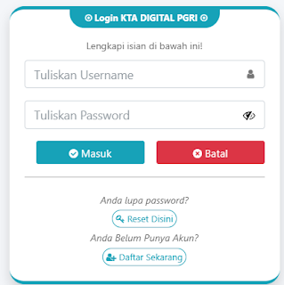 Register PGRI Solok Selatan - Persatuan Guru Republik Indonesia Cabang Solok Selatan